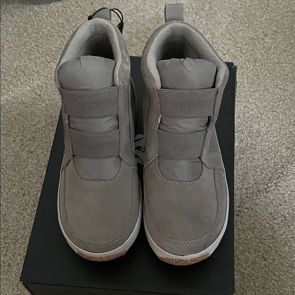 Sorel Gray High-Top Sneakers for Men